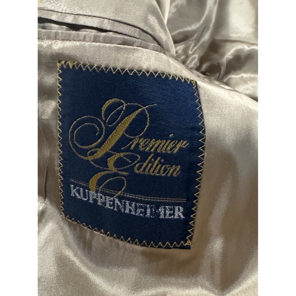 VTG Kuppenheimer Warren of Stafford Blazer Mens 42R Tan Camel Hair Sport Coat - Picture 5 of 13
